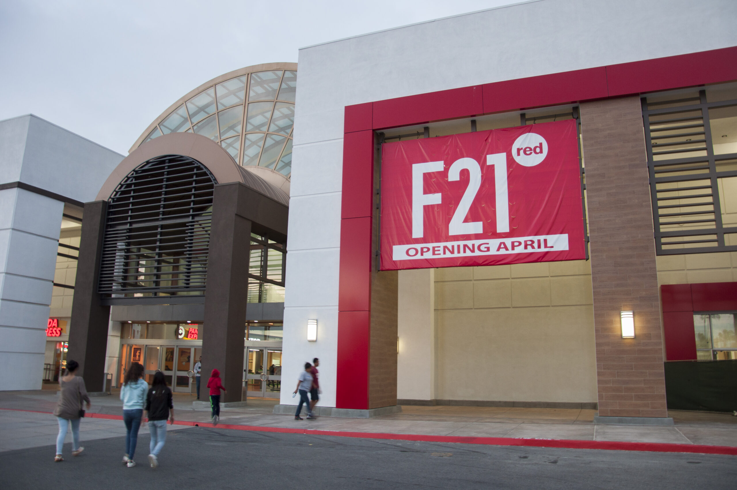F21 red among the new budget options at South Bay Pavilion