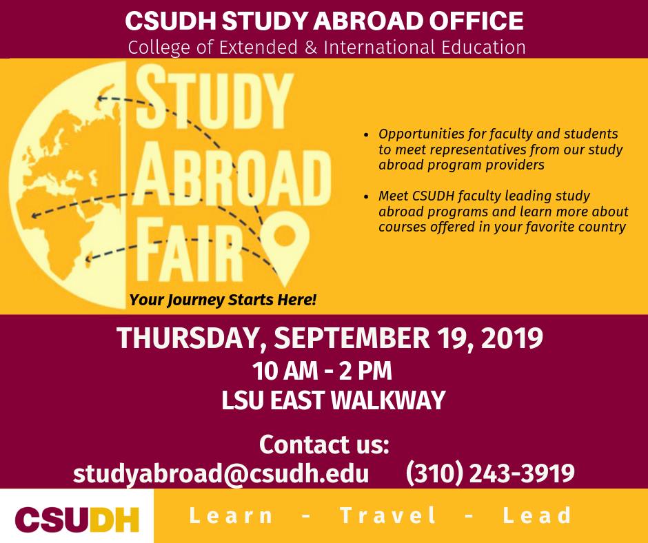 Study Abroad Fair Connects Toros With the World