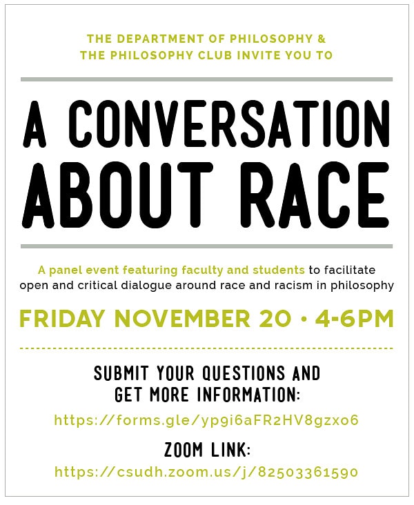 Race, Inclusivity Themes of Philosophy Dept. Forum