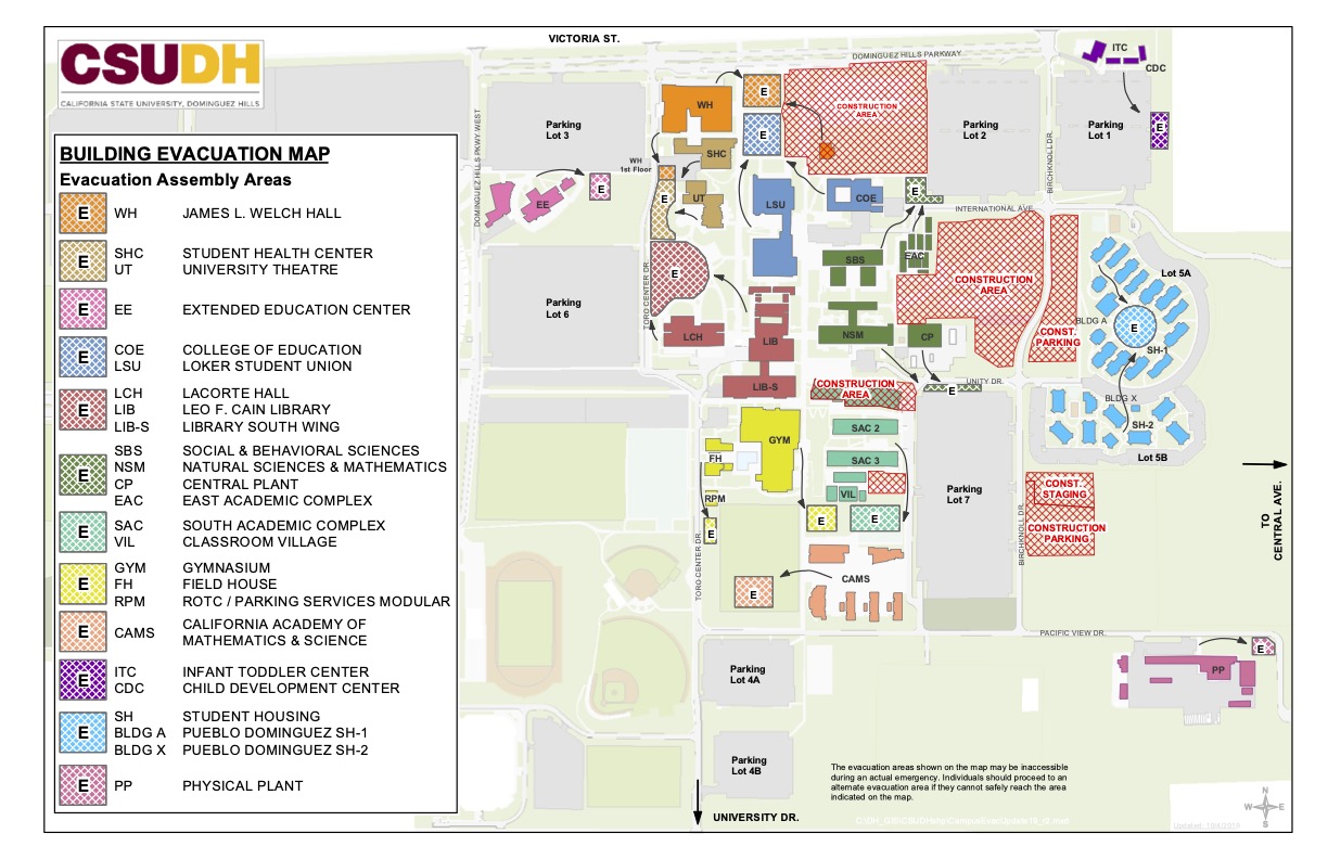 Map of CSDH campus.