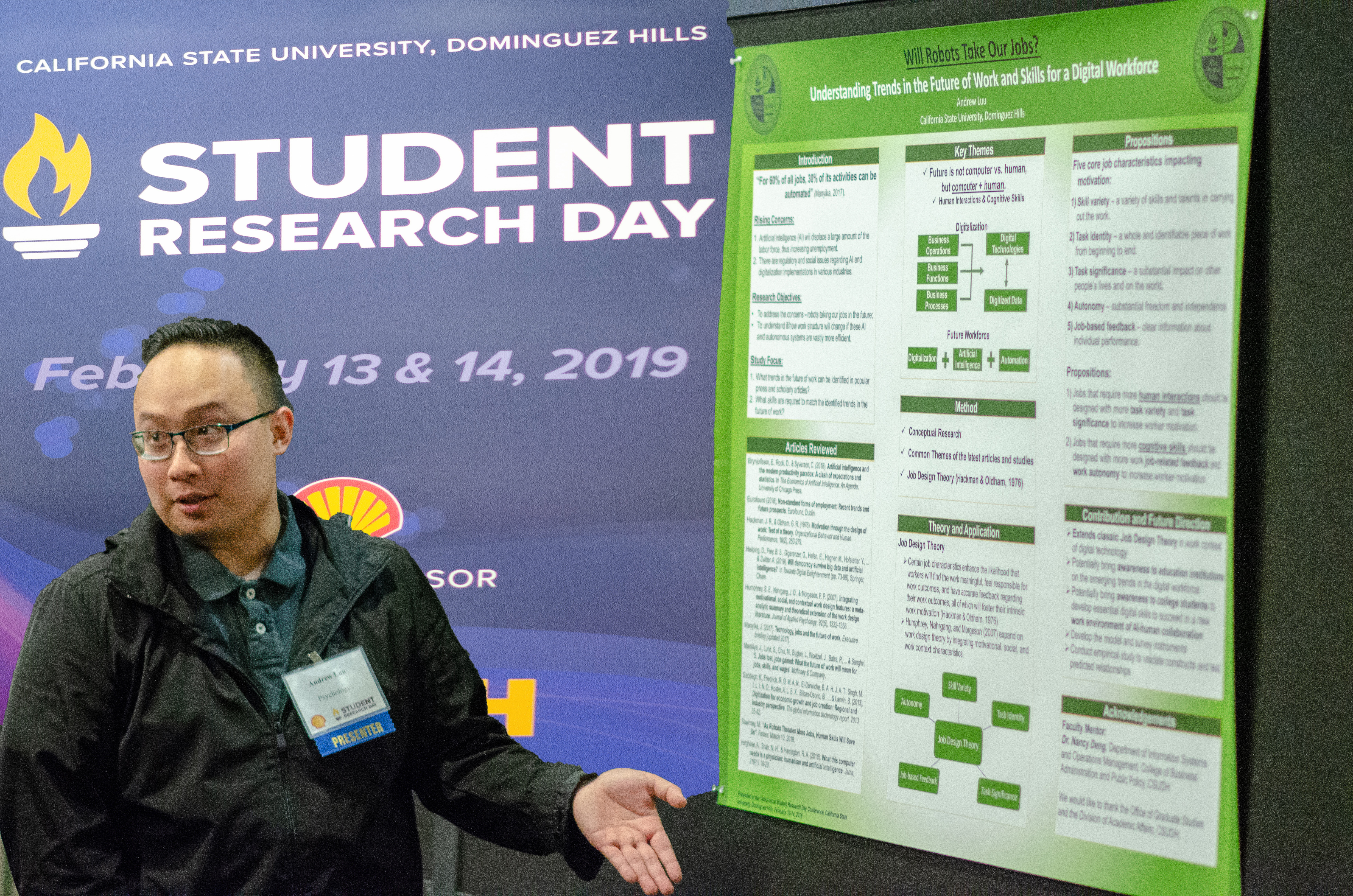 CSUDH’s Best & Brightest Shine at Student Research Day