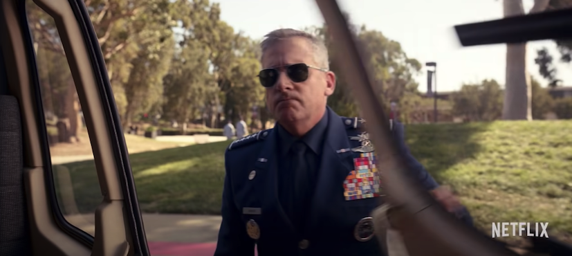 “Space Force,” a New Netflix Comedy Starring Steve Carell and John Malkovich, premieres on Netflix–and We Broke it First!