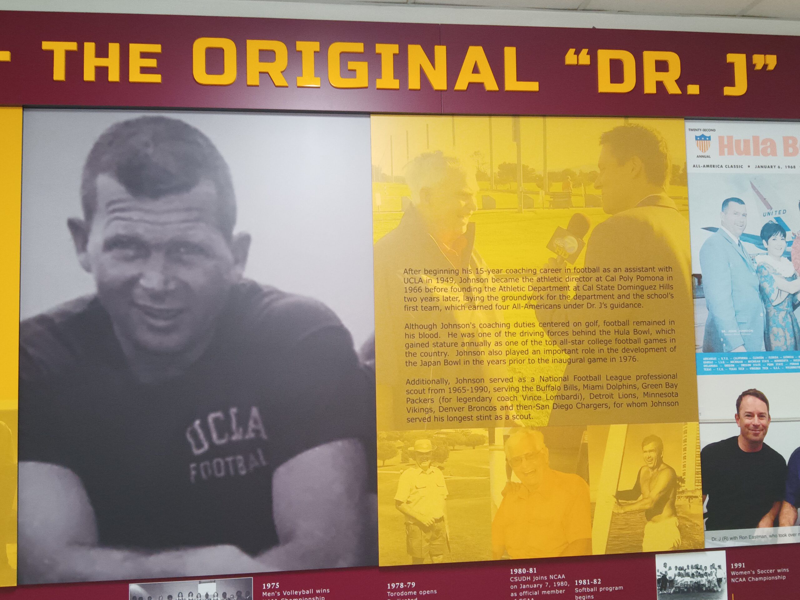 Photo of a informational wall display